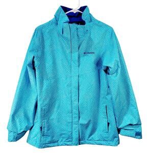 Vtg Columbia Sportswear Company Interchange Hooded Full Zip Up Coat Youth XL